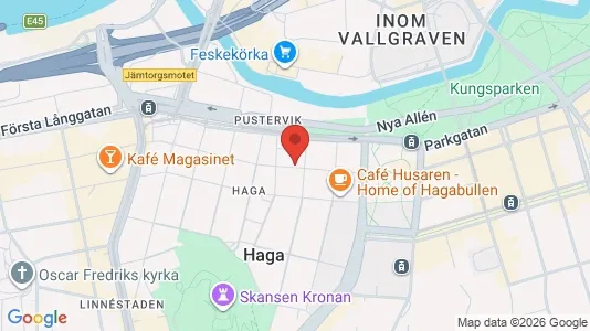 Apartments for rent i Gothenburg City Centre - kort over placeringen