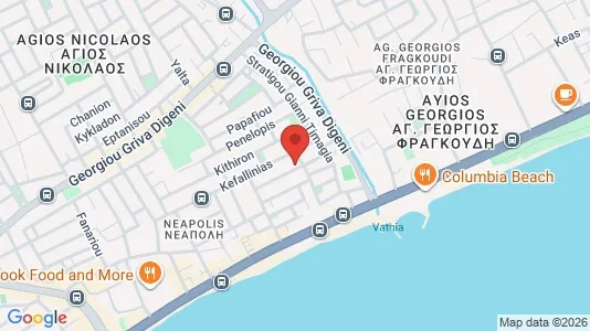 Apartments for rent i Limassol - kort over placeringen