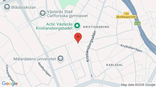 Apartments for rent i Västerås - kort over placeringen