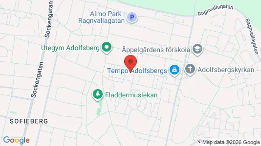 Apartments for rent i Helsingborg - kort over placeringen