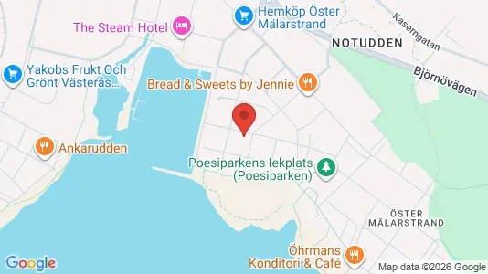 Apartments for rent i Västerås - kort over placeringen