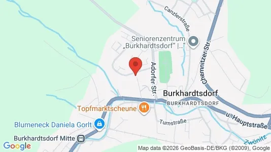 Apartments for rent i Erzgebirgskreis - kort over placeringen