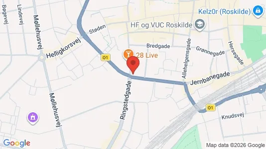 Apartments for rent i Roskilde - kort over placeringen