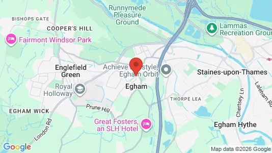 Houses for rent i Egham - Surrey - kort over placeringen