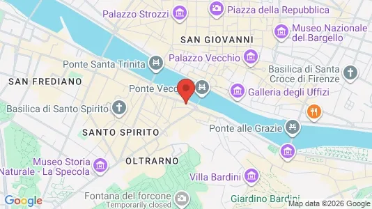 Apartments for rent i Florence - kort over placeringen