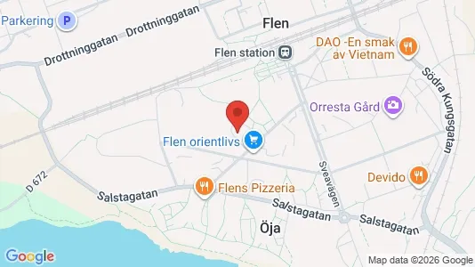 Apartments for rent i Flen - kort over placeringen