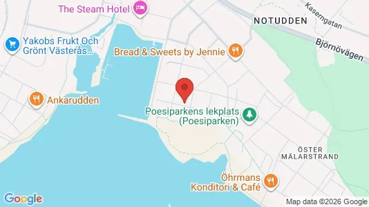 Apartments for rent i Västerås - kort over placeringen