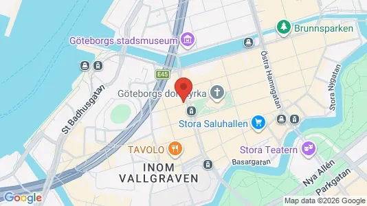 Apartments for rent i Gothenburg City Centre - kort over placeringen