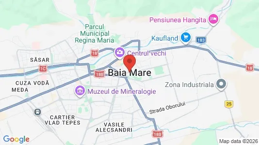 Apartments for rent i Baia Mare - kort over placeringen