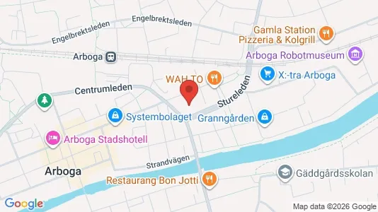 Apartments for rent i Arboga - kort over placeringen