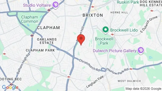 Apartments for rent i London SW2 - kort over placeringen