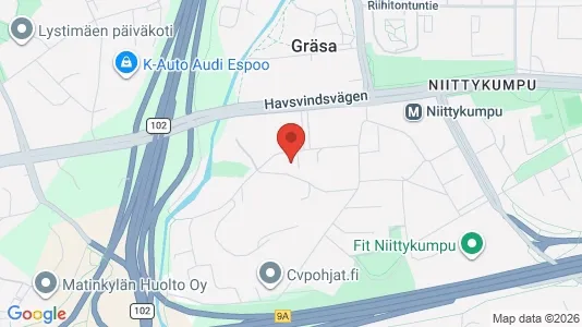 Apartments for rent i Espoo - kort over placeringen