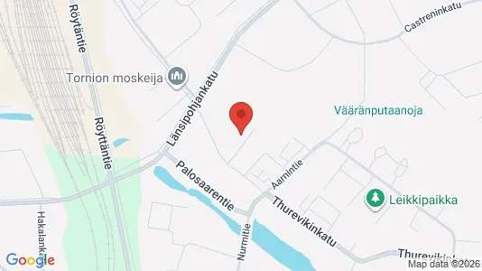 Apartments for rent i Tornio - kort over placeringen