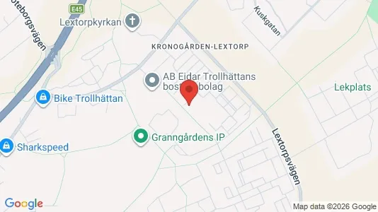 Apartments for rent i Trollhättan - kort over placeringen