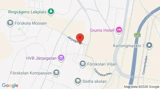 Apartments for rent i Grums - kort over placeringen