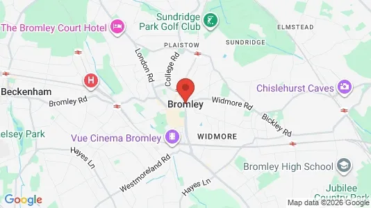 Houses for rent i Bromley - Kent - kort over placeringen