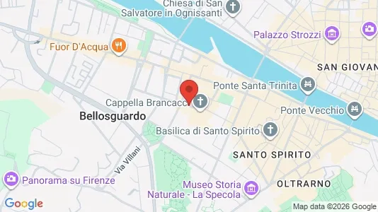 Apartments for rent i Florence - kort over placeringen