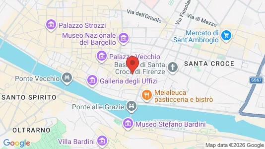 Apartments for rent i Florence - kort over placeringen