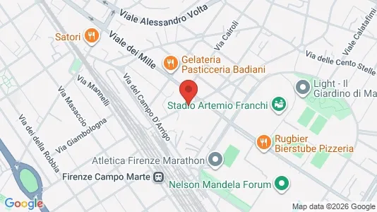 Apartments for rent i Florence - kort over placeringen