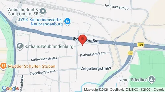 Apartments for rent i Mecklenburgische Seenplatte - kort over placeringen