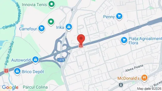 Apartments for rent i Cluj-Napoca - kort over placeringen