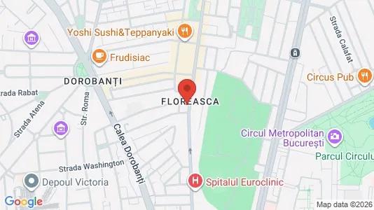 Apartments for rent i Bucharest - Sectorul 2 - kort over placeringen