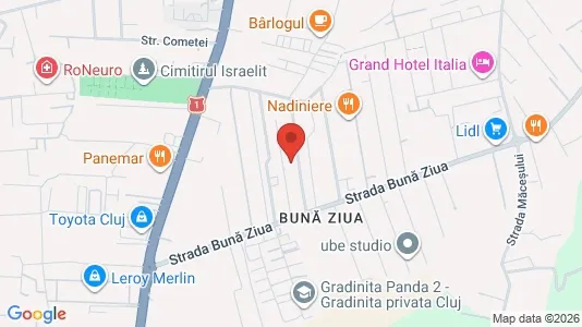 Apartments for rent i Cluj-Napoca - kort over placeringen