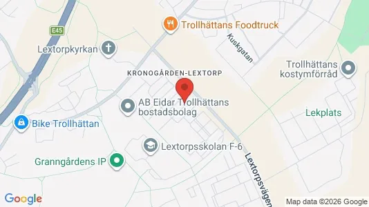 Apartments for rent i Trollhättan - kort over placeringen