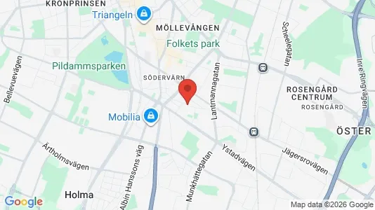 Apartments for rent i Sofielund - kort over placeringen