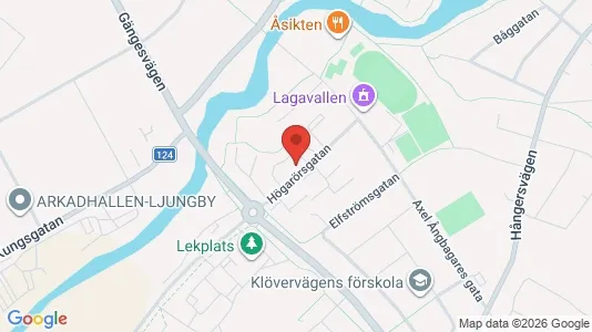 Apartments for rent i Ljungby - kort over placeringen