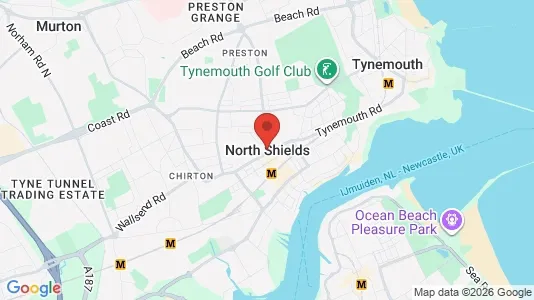 Houses for rent i North Shields - Tyne and Wear - kort over placeringen