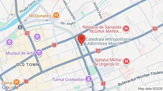 Apartments for rent i Cluj-Napoca - kort over placeringen