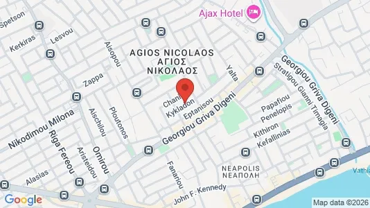 Apartments for rent i Limassol - kort over placeringen