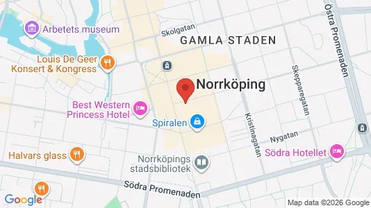 Apartments for rent i Norrköping - kort over placeringen