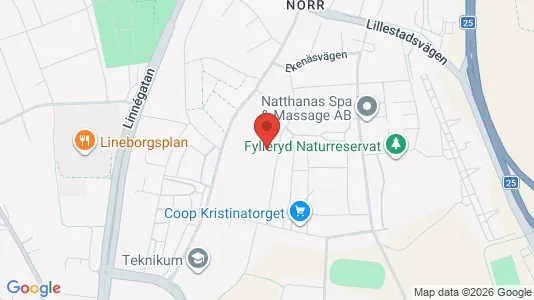 Apartments for rent i Växjö - kort over placeringen