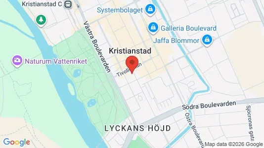 Apartments for rent i Kristianstad - kort over placeringen