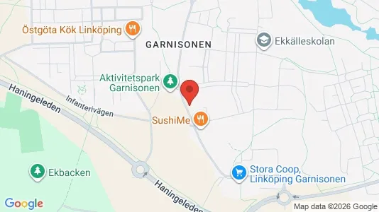 Apartments for rent i Linköping - kort over placeringen