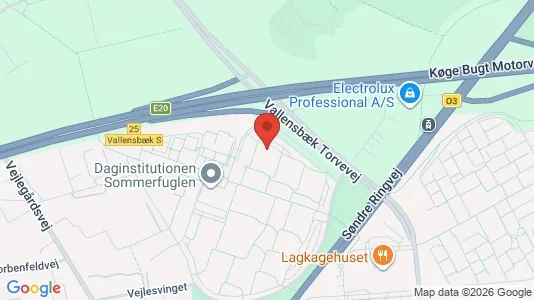 Apartments for rent i Vallensbæk - kort over placeringen