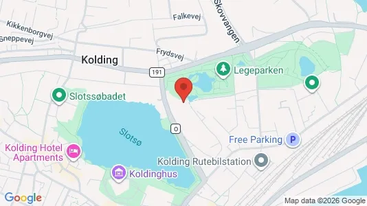 Apartments for rent i Kolding - kort over placeringen