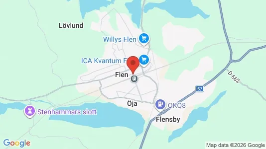 Houses for rent i Flen - kort over placeringen