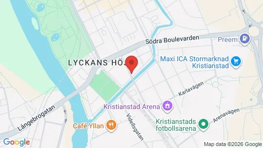 Apartments for rent i Kristianstad - kort over placeringen