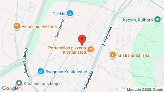 Apartments for rent i Kristianstad - kort over placeringen
