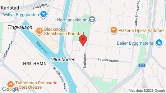 Apartments for rent i Karlstad - kort over placeringen