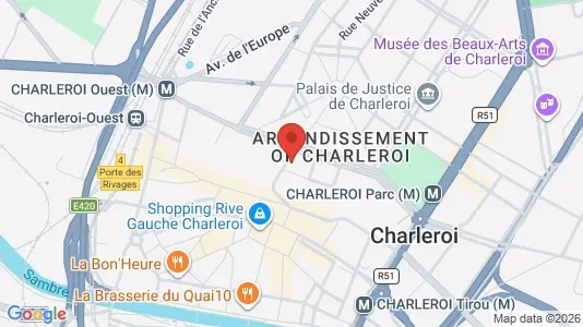 Apartments for rent in Charleroi - Photo from Google Street View