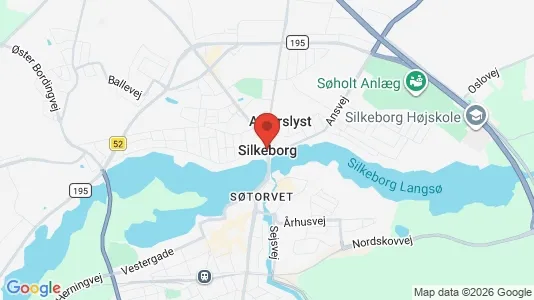 Apartments for rent i Silkeborg - kort over placeringen