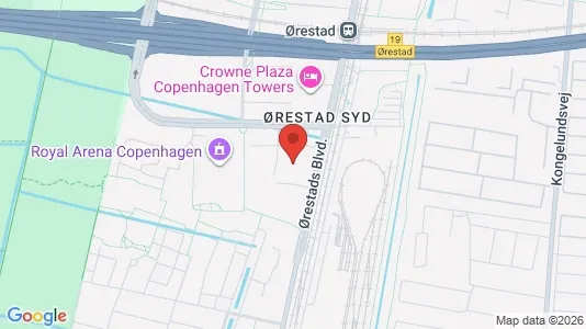 Apartments for rent i Copenhagen S - kort over placeringen