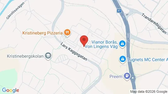 Apartments for rent i Borås - kort over placeringen