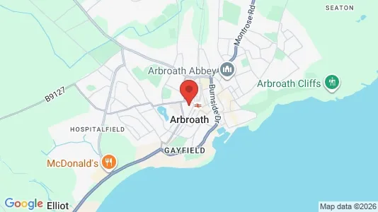 Apartments for rent i Arbroath - Angus - kort over placeringen