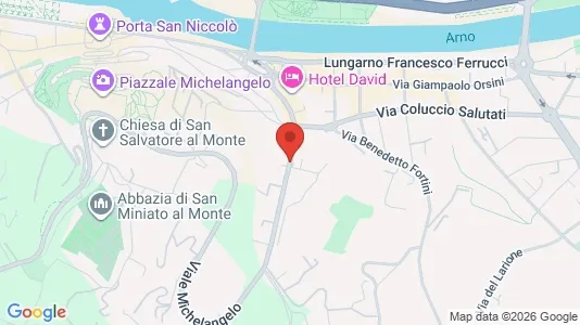 Apartments for rent i Florence - kort over placeringen