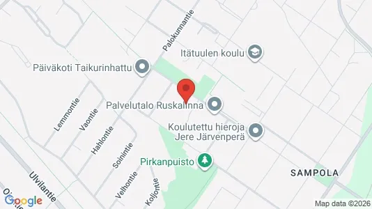 Apartments for rent i Pori - kort over placeringen